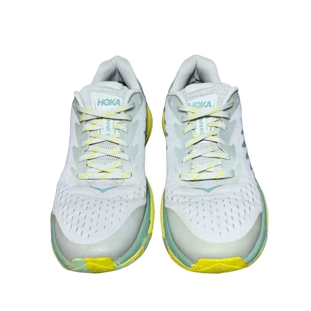 Hoka Women's Athletic Shoes - Light Gray and Lime torrent 3 size 8.5 B